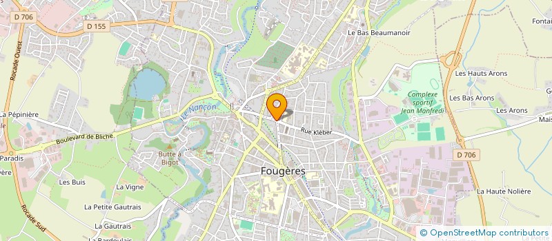 localisation de l'entreprise MONSIEUR KALEVINO NIULIKI  FOUGERES