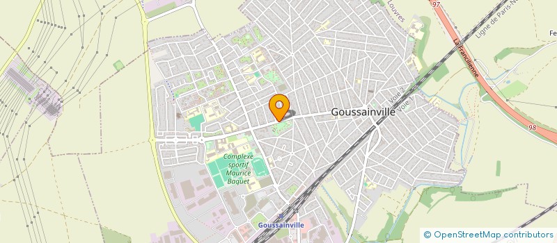 localisation de l'entreprise MONSIEUR KALIA ILITO LUWO  GOUSSAINVILLE