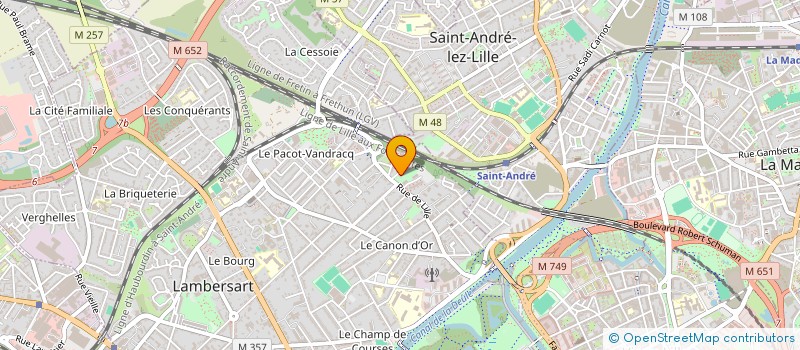 localisation de l'entreprise MONSIEUR KALID BOUALLALI à LAMBERSART