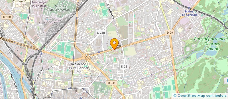 localisation de l'entreprise MONSIEUR KALID SIDIBE à SAINT-DENIS