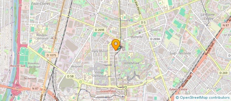 localisation de l'entreprise MONSIEUR KALID ZOUHAIRI à GRENOBLE