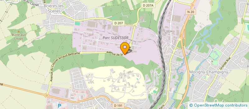 localisation de l'entreprise MONSIEUR KALIDOU BA  ETAMPES