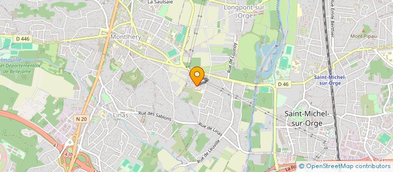 localisation de l'entreprise MONSIEUR KALIDOU DIEW à LONGPONT-SUR-ORGE