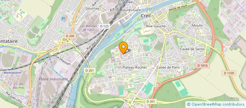 localisation de l'entreprise MONSIEUR KALIDOU N'DIAYE  CREIL