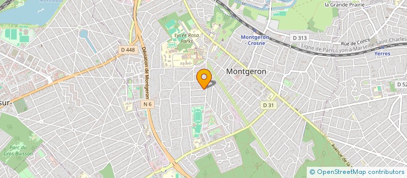 localisation de l'entreprise MONSIEUR KALIDOU SENGHOTT à MONTGERON