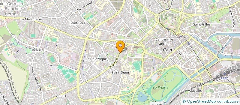 localisation de l'entreprise MONSIEUR KALIDOU WONE à CAEN