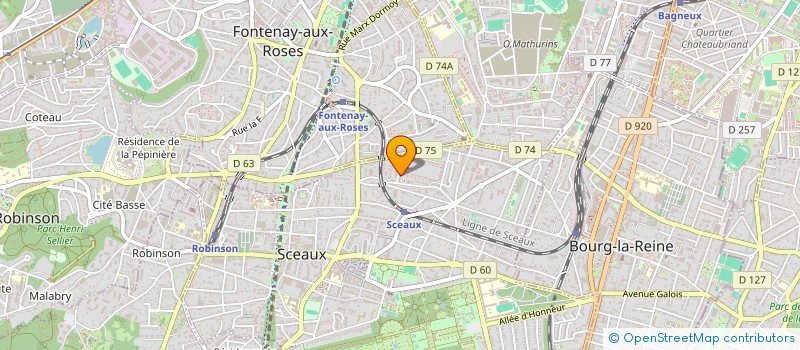 localisation de l'entreprise MONSIEUR KALIF TOURE à SCEAUX