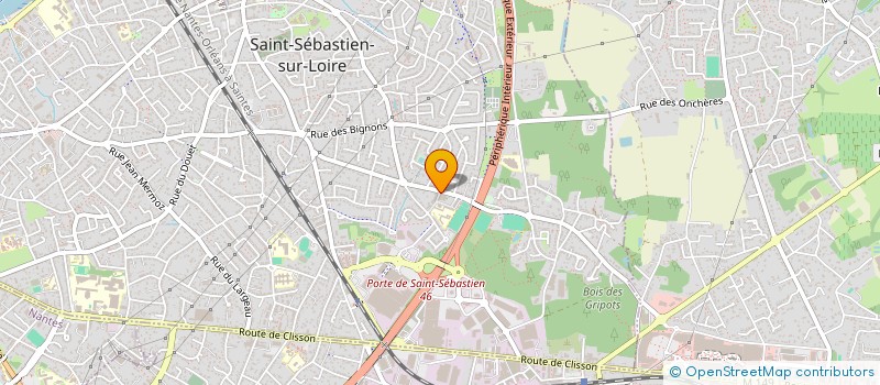 localisation de l'entreprise MONSIEUR KALIFA BAMIA  SAINT-SEBASTIEN-SUR-LOIRE