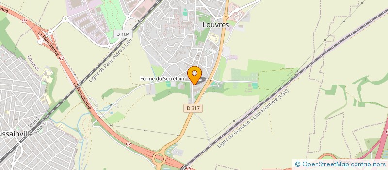 localisation de l'entreprise MONSIEUR KALIFA DIABATE  LOUVRES