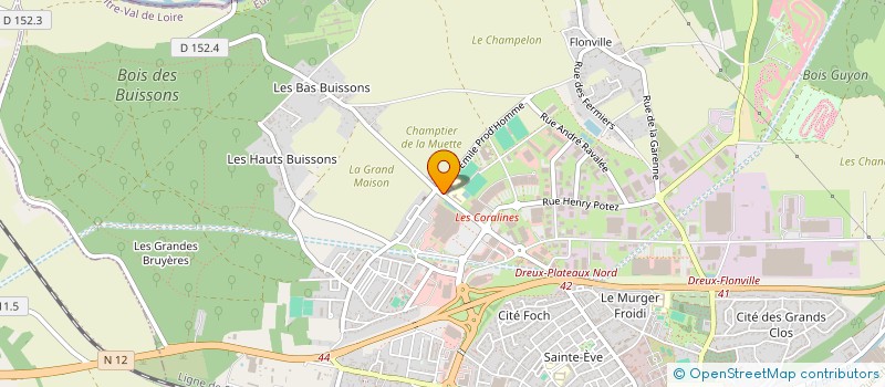 localisation de l'entreprise MONSIEUR KALIFA DIARRA à DREUX