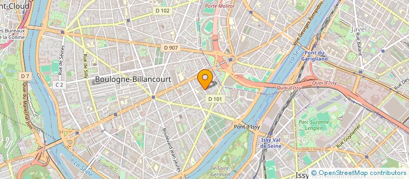 localisation de l'entreprise MONSIEUR KALIFA DIEDHIOU à BOULOGNE-BILLANCOURT