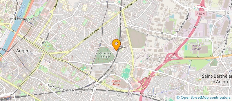 localisation de l'entreprise MONSIEUR KALIFA FOFANA à ANGERS