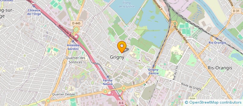 localisation de l'entreprise MONSIEUR KALIFA GHARAB  GRIGNY