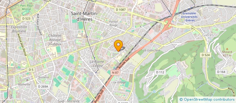 localisation de l'entreprise MONSIEUR KALIFA GUIRASSY  SAINT-MARTIN-D'HERES