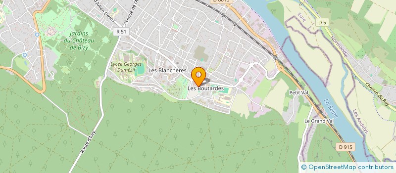 localisation de l'entreprise MONSIEUR KALIFA MAKALOU  VERNON