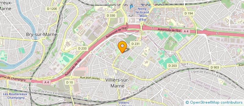 localisation de l'entreprise MONSIEUR KALIFA SOUARE à VILLIERS-SUR-MARNE