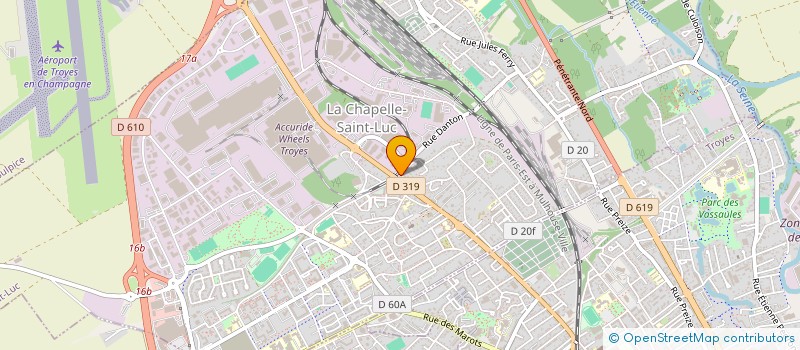 localisation de l'entreprise MONSIEUR KALIFALA KROMAH  LA CHAPELLE-SAINT-LUC