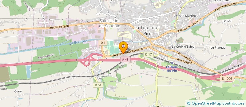 localisation de l'entreprise MONSIEUR KALIL LAJILI  SAINT-CLAIR-DE-LA-TOUR