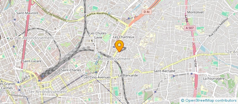localisation de l'entreprise MONSIEUR KALILOU CAMARA à MARSEILLE