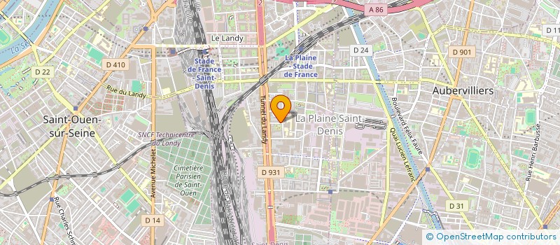 localisation de l'entreprise MONSIEUR KALILOU KABA  CERGY