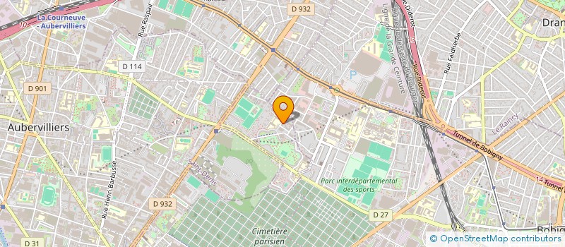 localisation de l'entreprise MONSIEUR KALILOU SAMBAKE  PANTIN