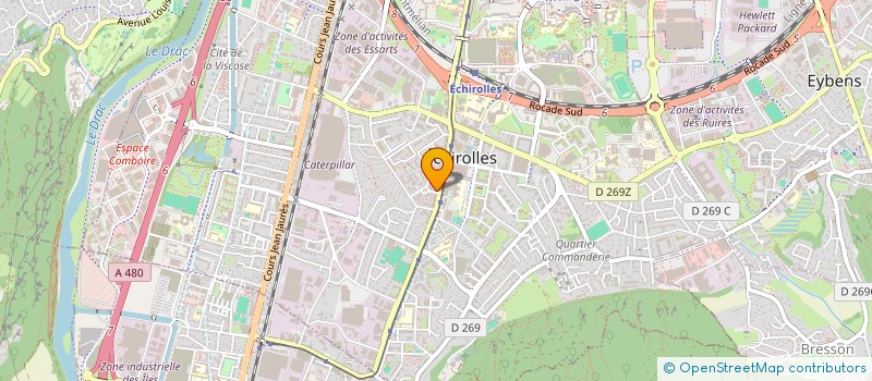 localisation de l'entreprise MONSIEUR KALIM BOUZIANE à ECHIROLLES