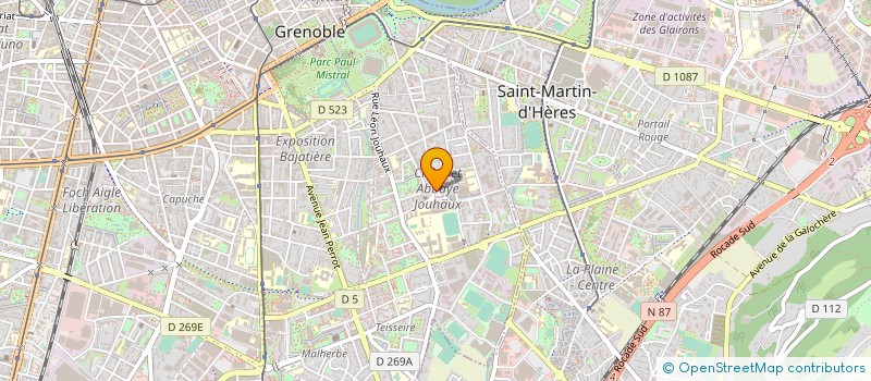 localisation de l'entreprise MONSIEUR KALIMINE-WASAMBA JISA à GRENOBLE