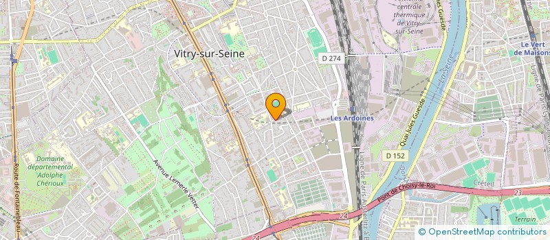 localisation de l'entreprise MONSIEUR KALLAN PENNANECH à VITRY-SUR-SEINE