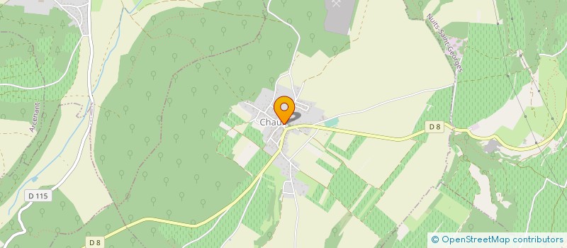 localisation de l'entreprise MONSIEUR KALOIAN ARABADZHIEV  CHAUX