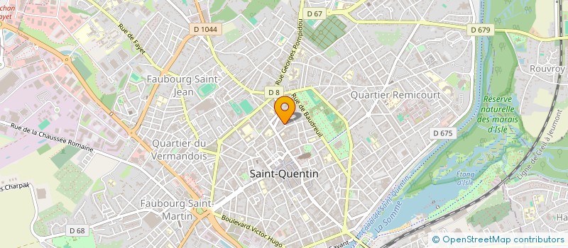localisation de l'entreprise MONSIEUR KALONDA TSHIBANGU à SAINT-QUENTIN