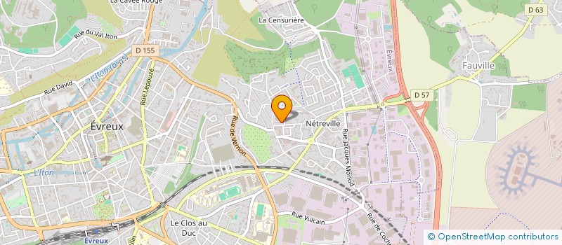 localisation de l'entreprise MONSIEUR KALONGA BEYA à EVREUX