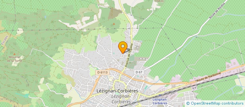 localisation de l'entreprise MONSIEUR KALOUFI RASFA  LEZIGNAN-CORBIERES