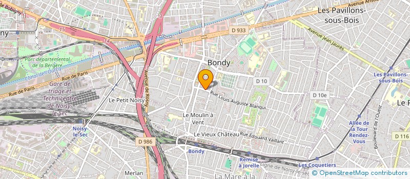 localisation de l'entreprise MONSIEUR KALPESHKUMAR PATEL  BONDY