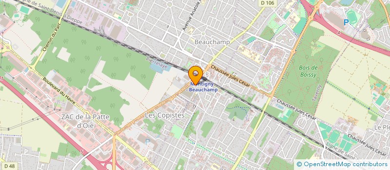 localisation de l'entreprise MONSIEUR KALSANG THINLEY DONGMAR TSANG  MONTIGNY-LES-CORMEILLES