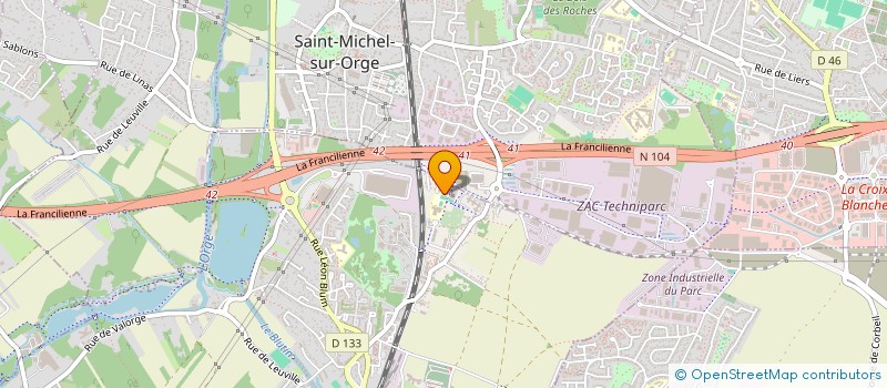 localisation de l'entreprise MONSIEUR KALVIN BAUD à BRETIGNY-SUR-ORGE