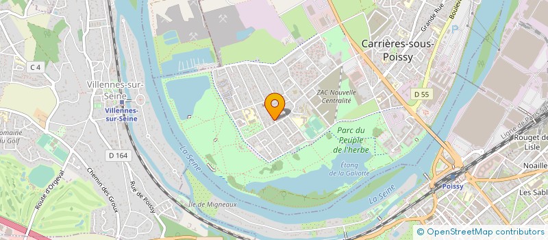 localisation de l'entreprise MONSIEUR KALVIN MISSIATU  CARRIERES-SOUS-POISSY