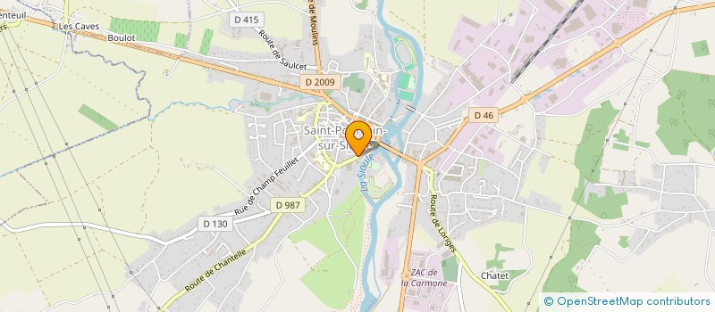 localisation de l'entreprise MONSIEUR KALVIN MONTOVAN  SAINT-POURCAIN-SUR-SIOULE