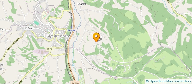 localisation de l'entreprise MONSIEUR KALVYN DORCHIES  SAGELAT