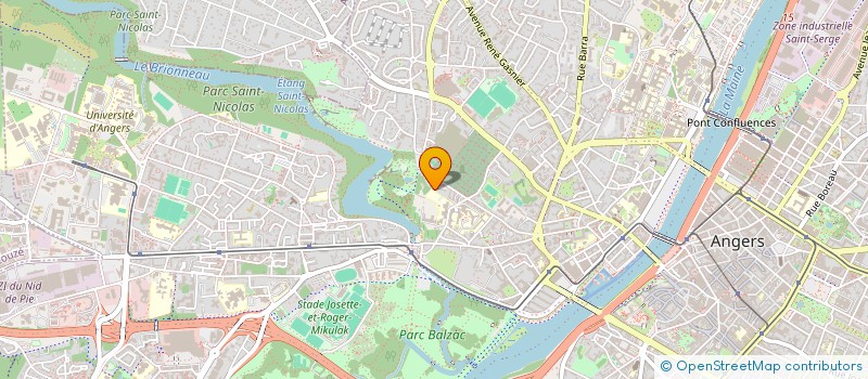 localisation de l'entreprise MONSIEUR KALY SANE à ANGERS