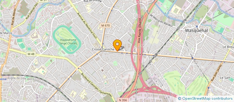 localisation de l'entreprise MONSIEUR KALYAN LATCHMAN à MARCQ-EN-BARŒUL