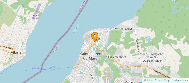 localisation de l'entreprise MONSIEUR KAM MAK  SAINT-LAURENT-DU-MARONI