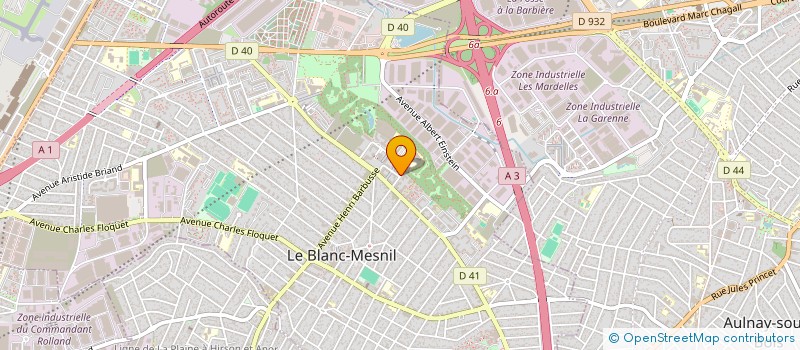 localisation de l'entreprise MONSIEUR KAMA SOW à LE BLANC-MESNIL