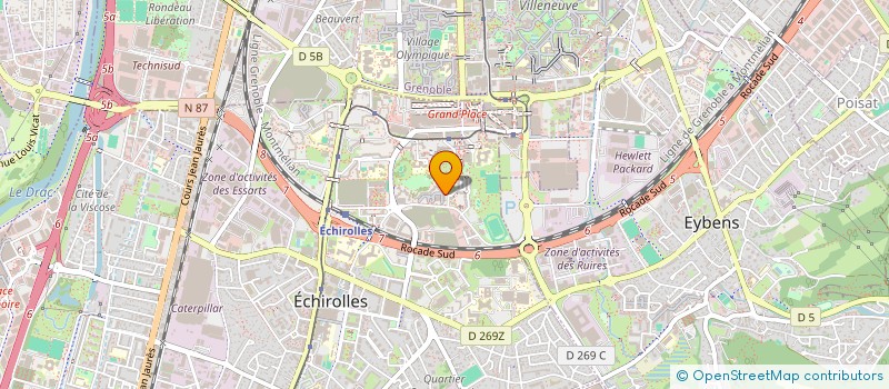 localisation de l'entreprise MONSIEUR KAMAISS BELHADJ SALEM  ECHIROLLES