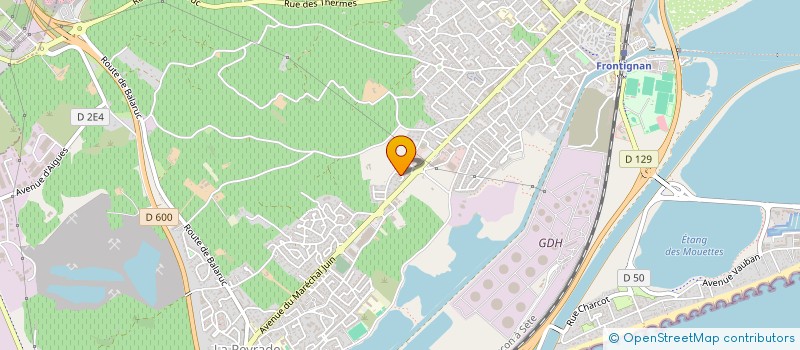 localisation de l'entreprise MONSIEUR KAMAL AASEM à FRONTIGNAN