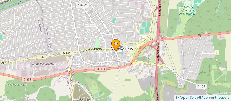 localisation de l'entreprise MONSIEUR KAMAL ABDELMALEK  VILLEPARISIS