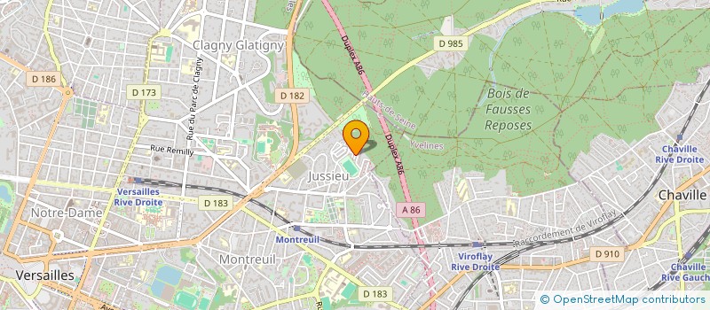 localisation de l'entreprise MONSIEUR KAMAL ABDERRAHMANI à VERSAILLES