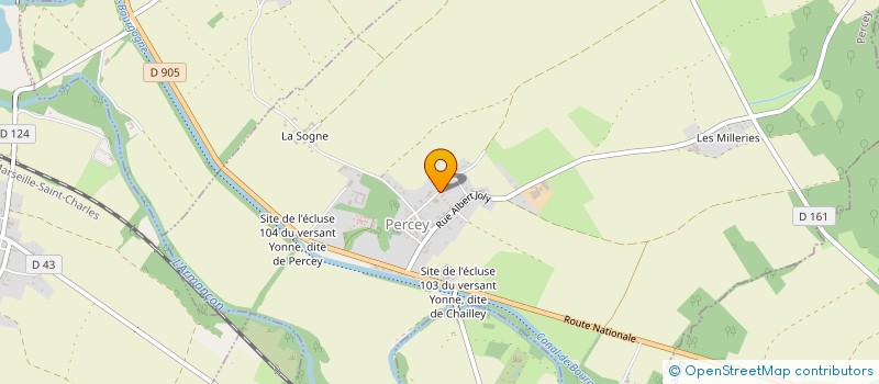 localisation de l'entreprise MONSIEUR KAMAL AFKIRI  PERCEY