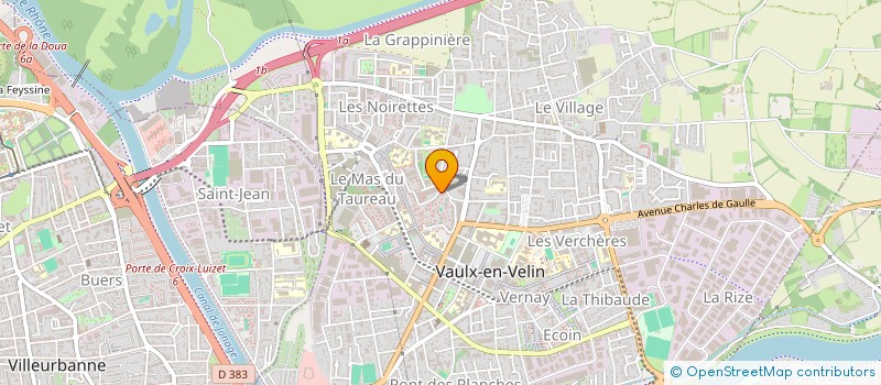 localisation de l'entreprise MONSIEUR KAMAL AGAGUENA  VAULX-EN-VELIN