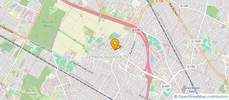 localisation de l'entreprise MONSIEUR KAMAL AHMADZAI  LE PLESSIS-BOUCHARD