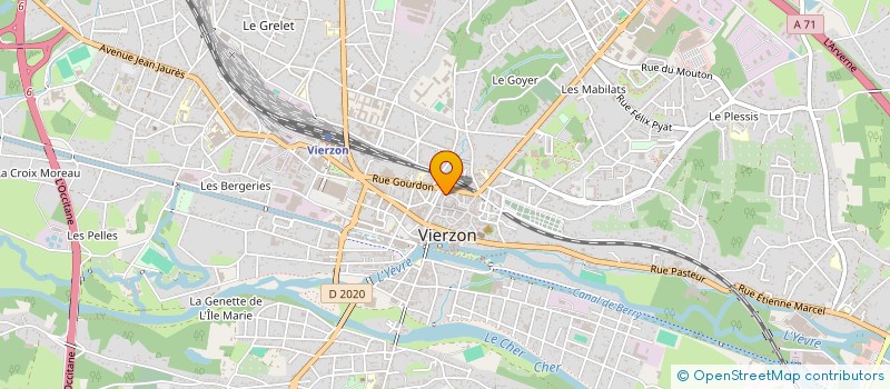 localisation de l'entreprise MONSIEUR KAMAL AHRIF  VIERZON